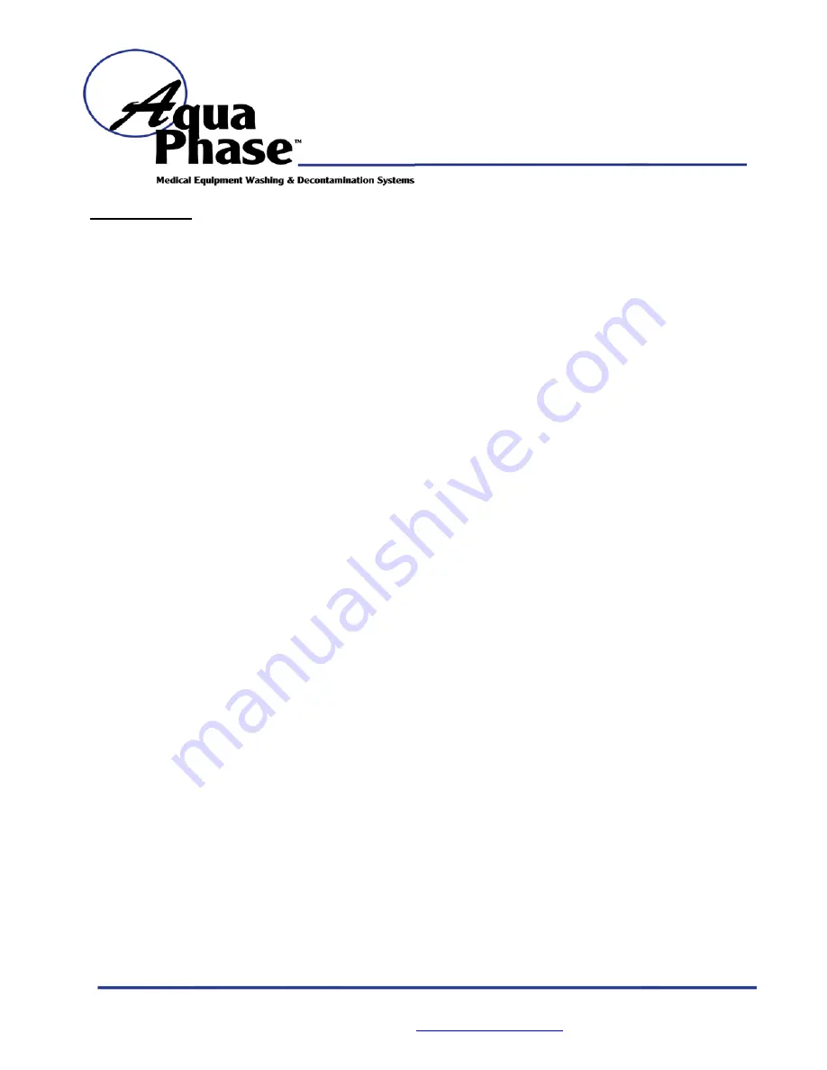 Aqua Phase AQ-2000 Operating Manual Download Page 37