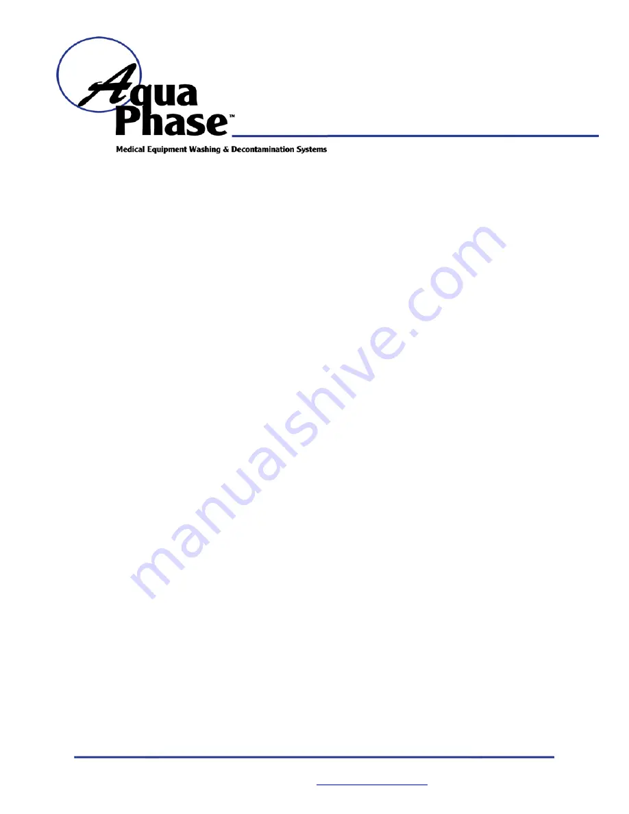 Aqua Phase AQ-2000 Operating Manual Download Page 43