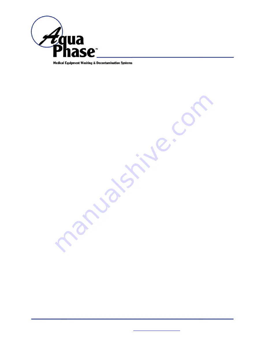 Aqua Phase AQ-2000 Operating Manual Download Page 48