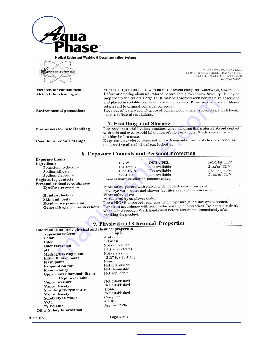 Aqua Phase AQ-2000 Operating Manual Download Page 53