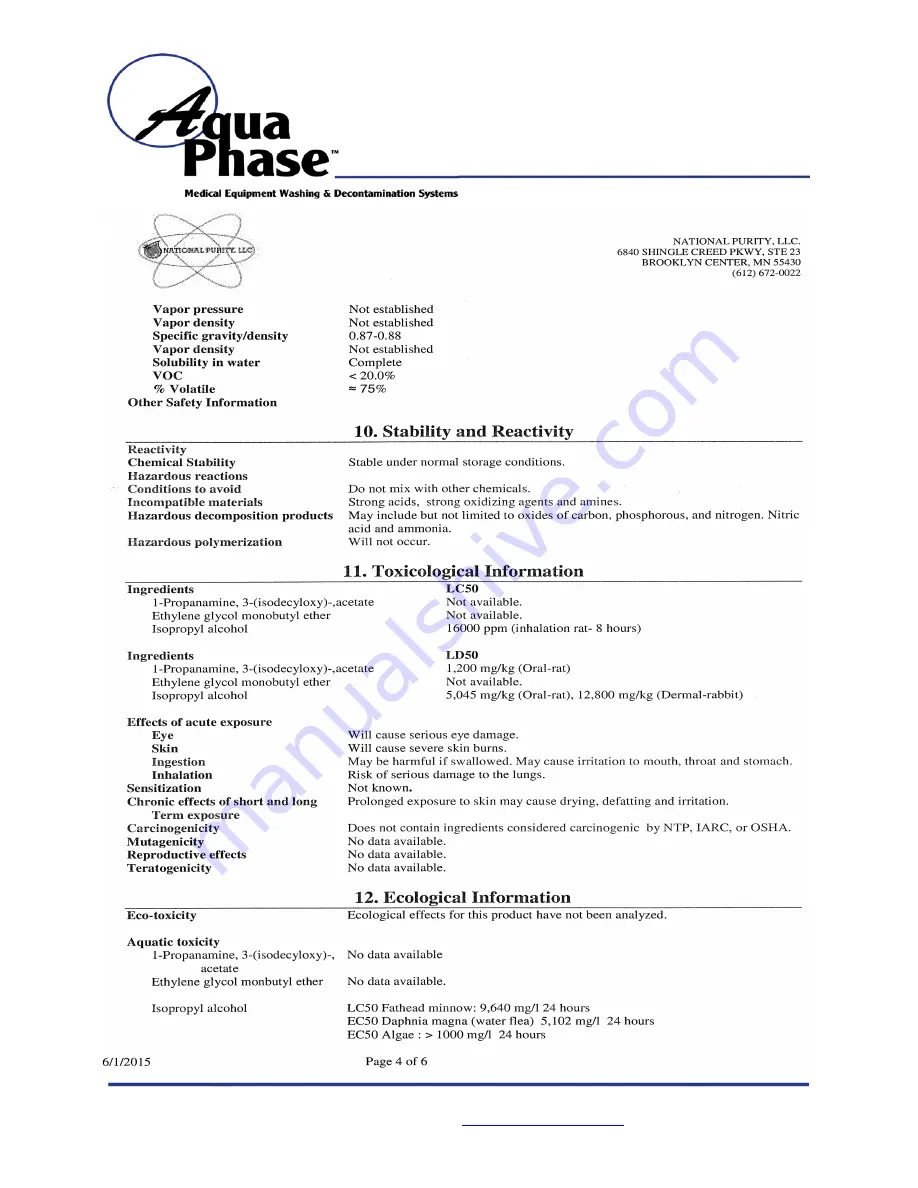 Aqua Phase AQ-2000 Скачать руководство пользователя страница 65