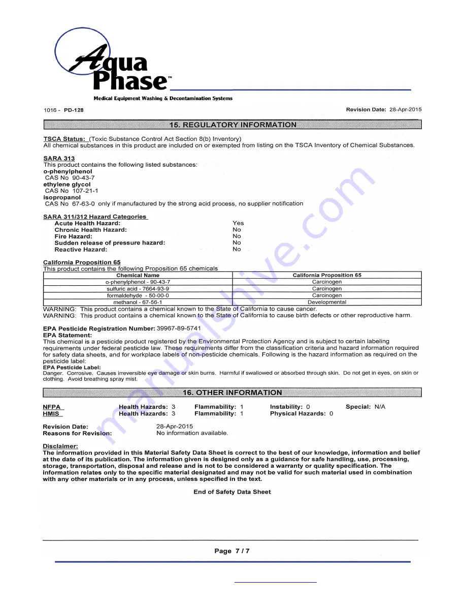 Aqua Phase AQ-2000 Скачать руководство пользователя страница 89