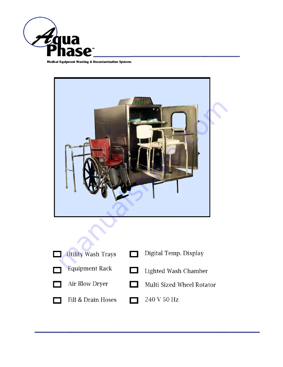 Aqua Phase AQ-3000 Operating Manual Download Page 1