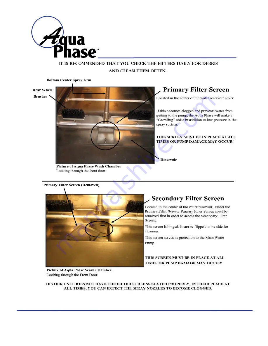 Aqua Phase AQ-3000 Operating Manual Download Page 8