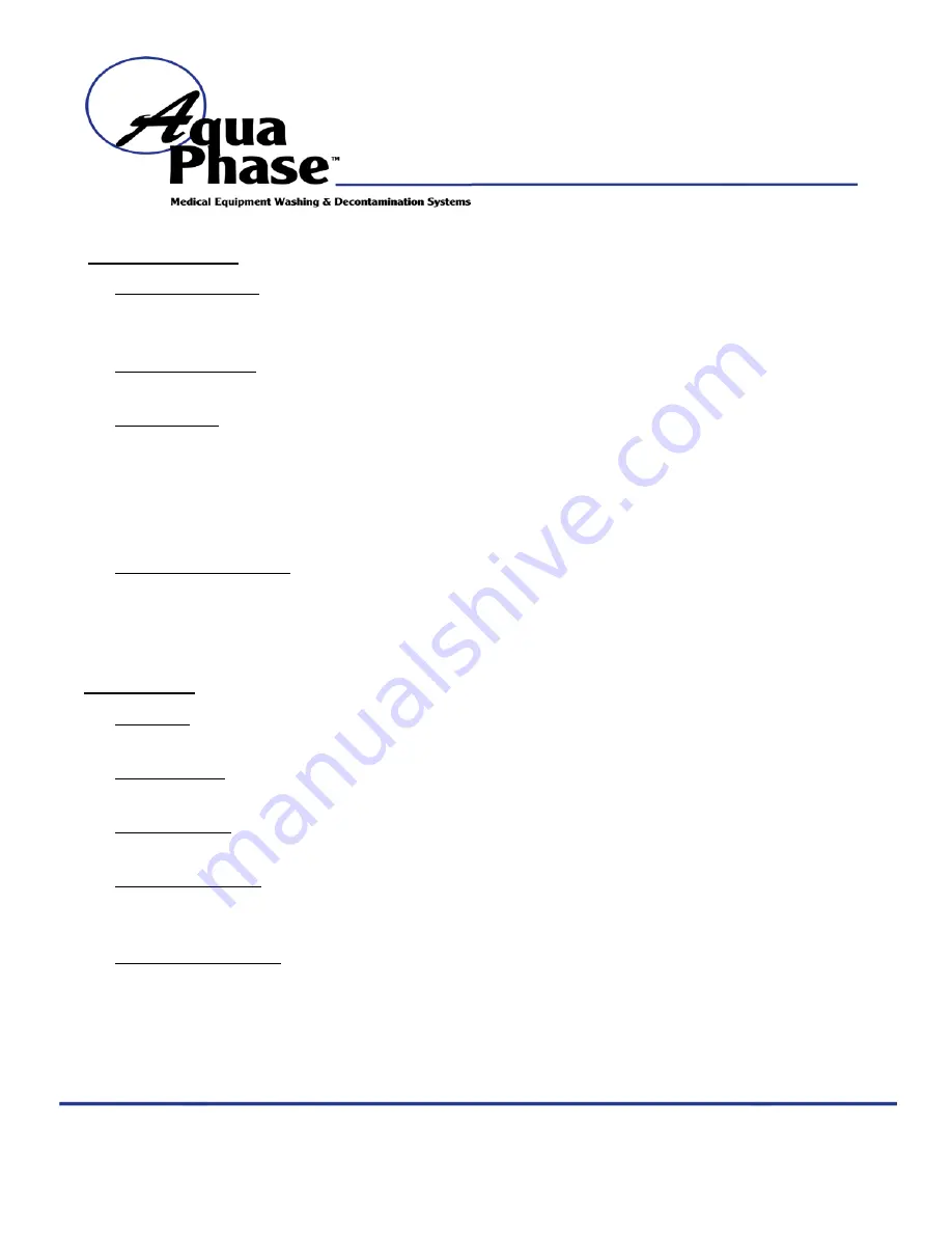 Aqua Phase AQ-3000 Operating Manual Download Page 9