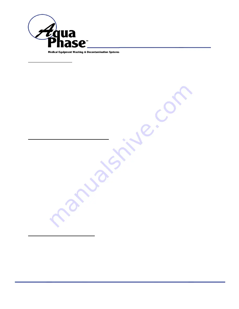 Aqua Phase AQ-3000 Operating Manual Download Page 16