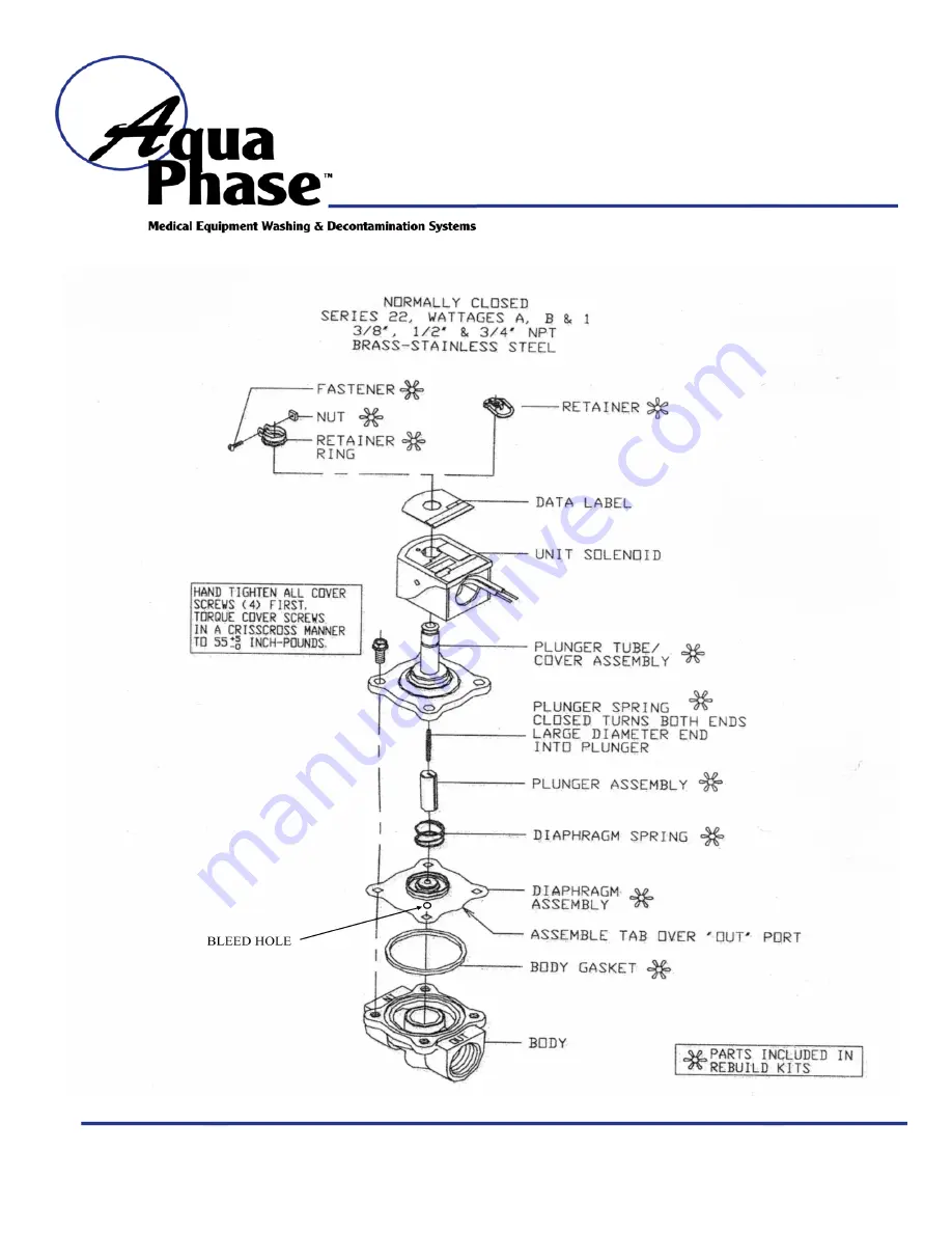 Aqua Phase AQ-3000 Operating Manual Download Page 33