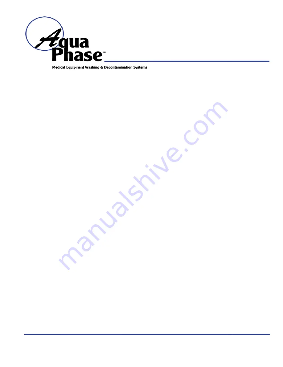 Aqua Phase AQ-3000 Operating Manual Download Page 43