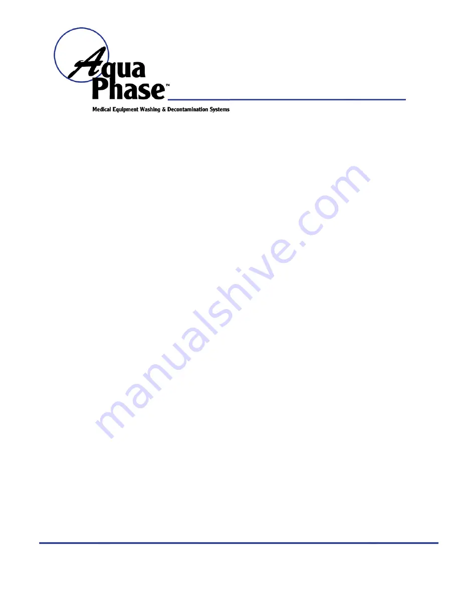 Aqua Phase AQ-3000 Operating Manual Download Page 49