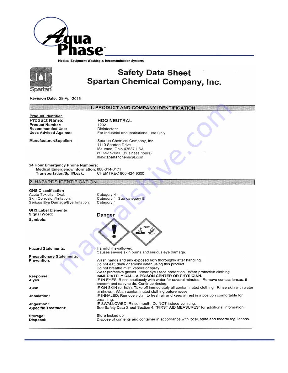 Aqua Phase AQ-3000 Operating Manual Download Page 77