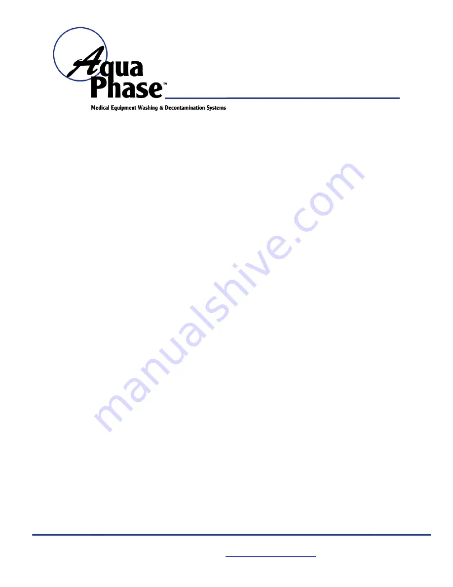 Aqua Phase AQ-F250 Operating Manual Download Page 4