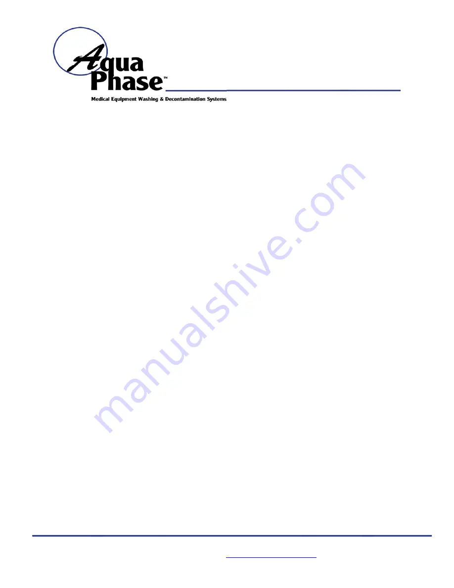 Aqua Phase AQ-F250 Operating Manual Download Page 5