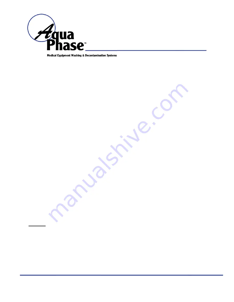 Aqua Phase AQ-F250 Operating Manual Download Page 32