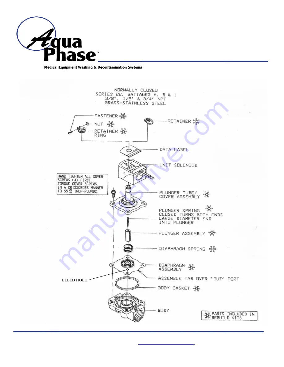 Aqua Phase AQ-F250 Operating Manual Download Page 47