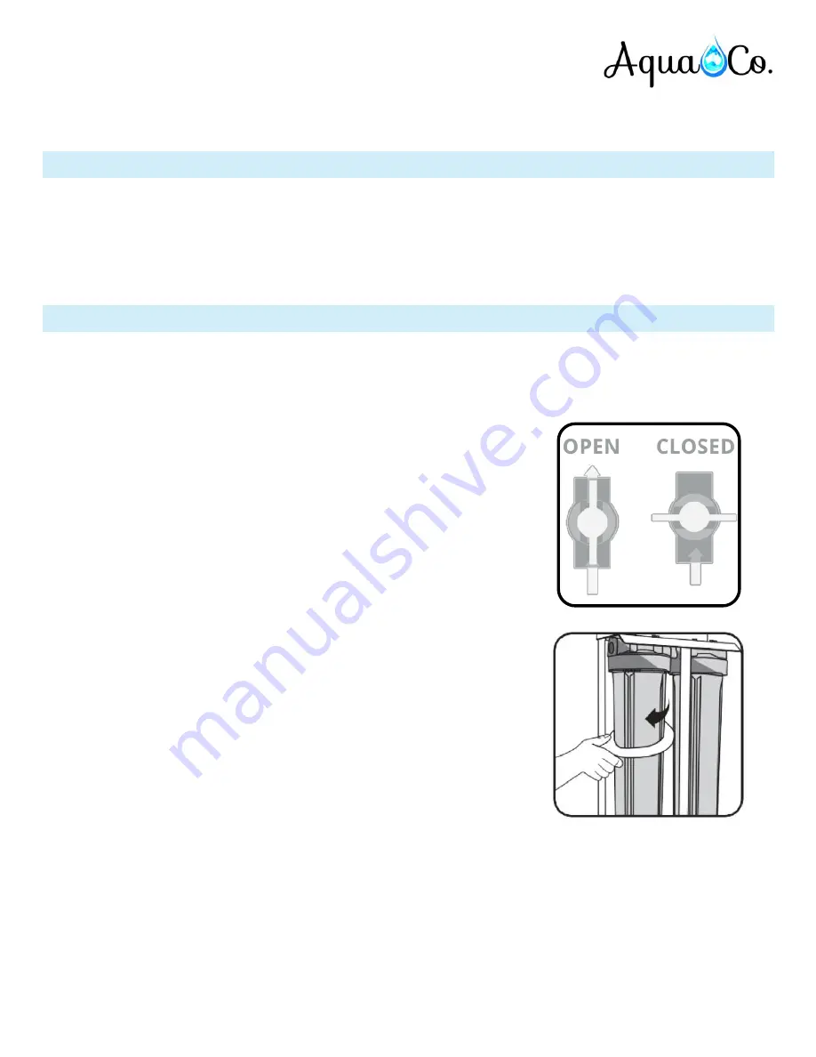 AquaCo SYS-203-WAWF Manual Download Page 7