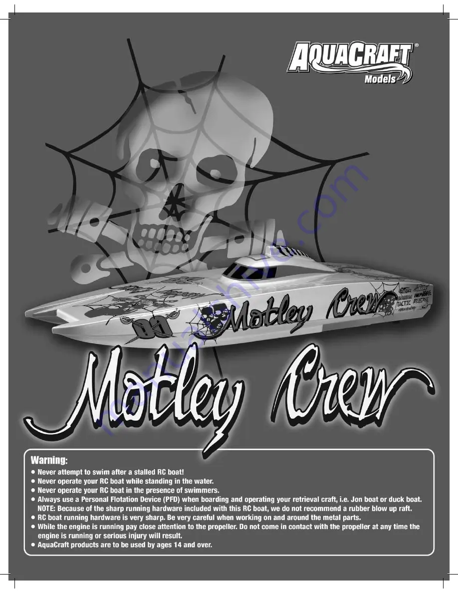 AquaCraft Motley crew Скачать руководство пользователя страница 1