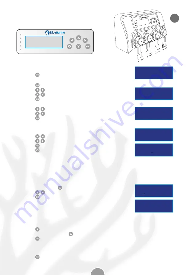 Aquadistri BlueMarine Dosing pump Instruction Manual Download Page 6