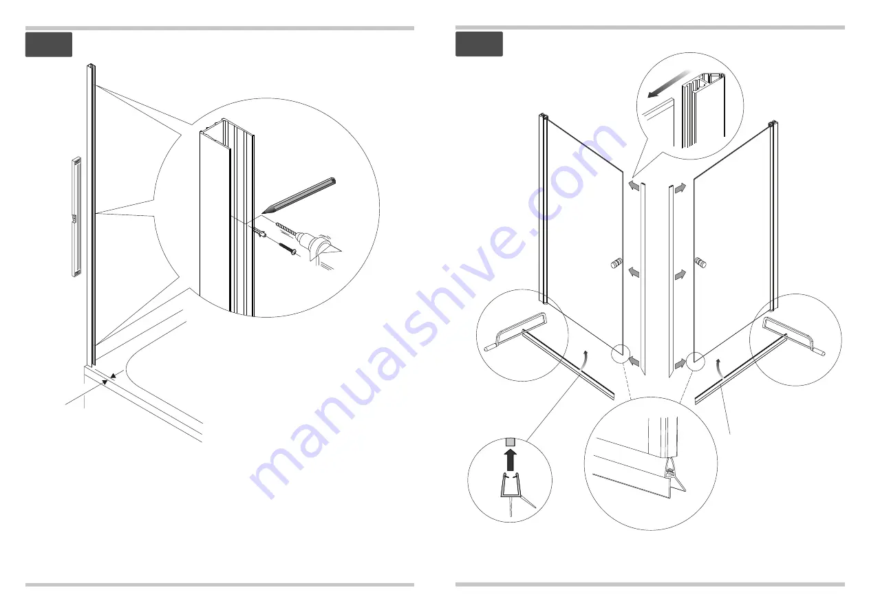 AQUAESTIL VENUS D+D Installation Manual Download Page 2