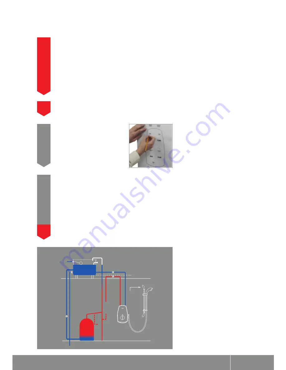 Aqualisa Aquastream Thermo Installation Instructions Manual Download Page 6