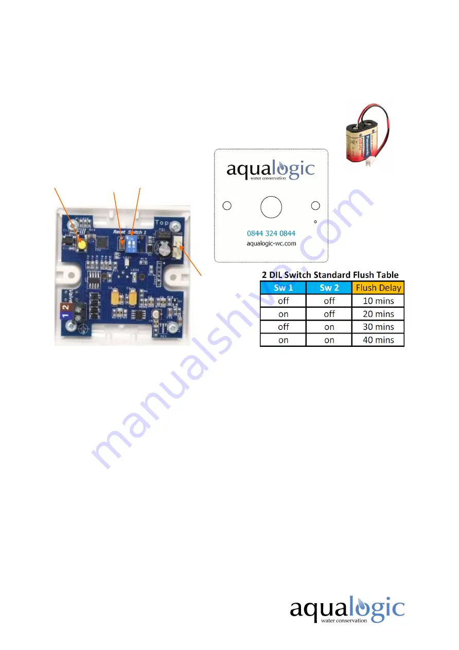 AquaLogic Hydrocell12 Battery Replacement Instructions Download Page 1