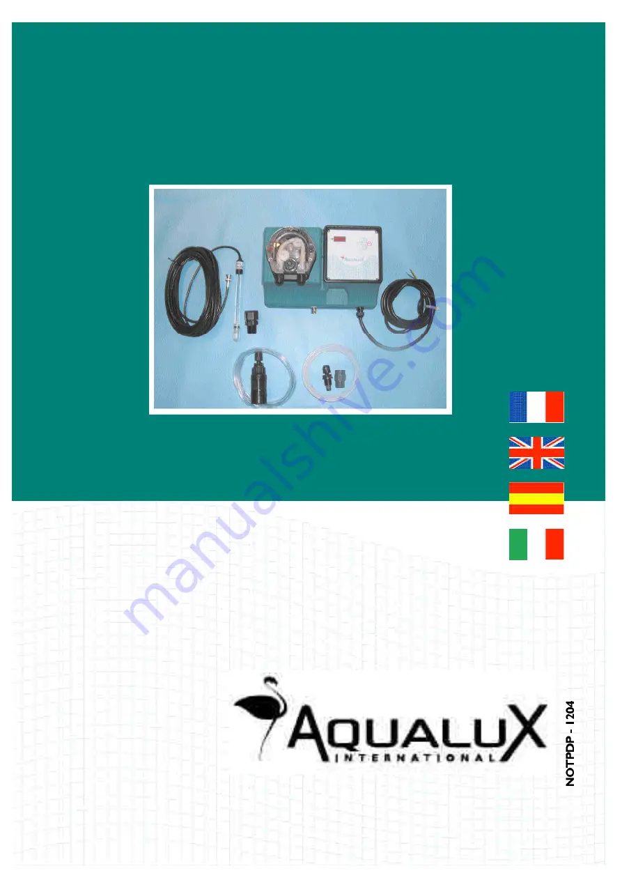 AQUALUX MIXY PH 1.8-01 Скачать руководство пользователя страница 1