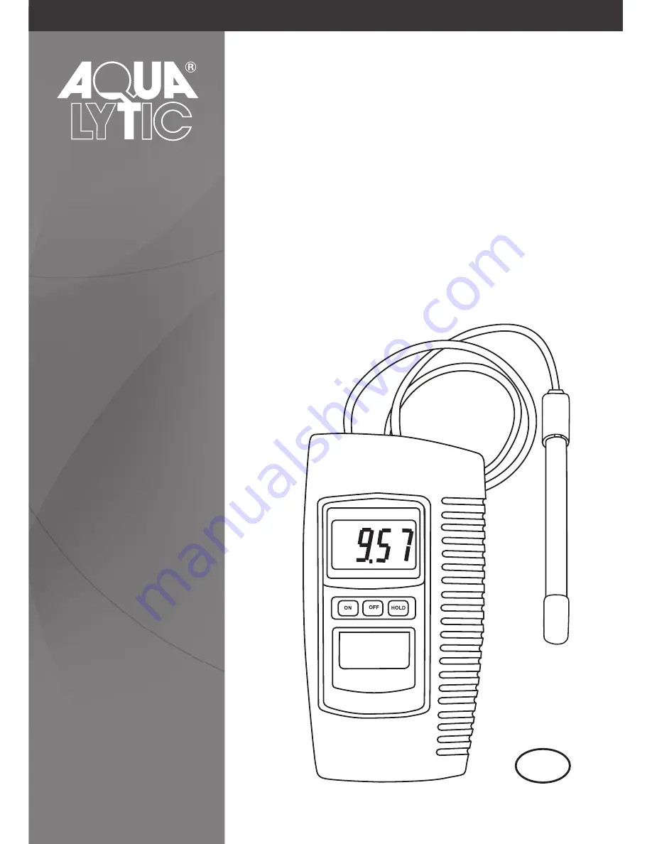 Aqualytic AL10pH Скачать руководство пользователя страница 1