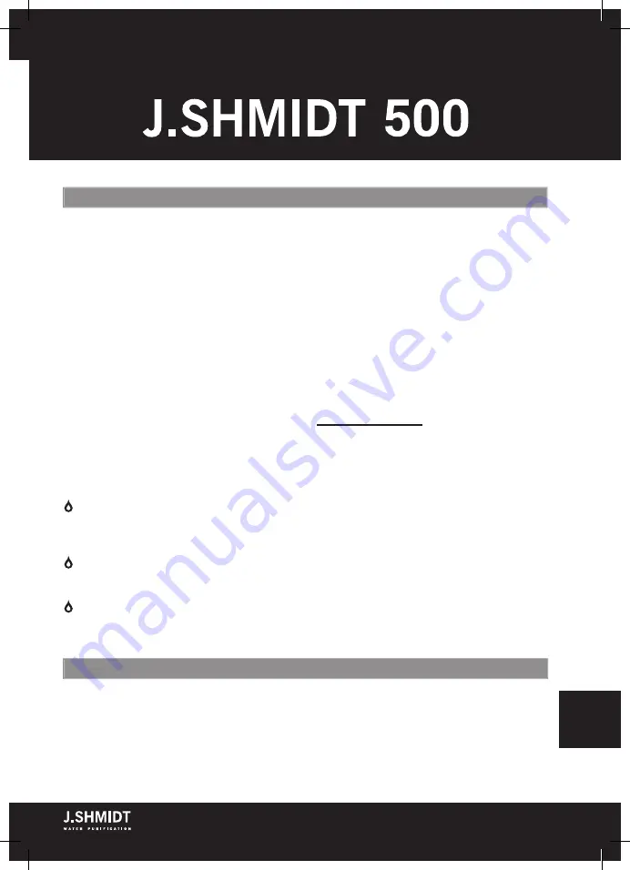 AQUAPHOR J. SHMIDT 500 Instruction Manual Download Page 87