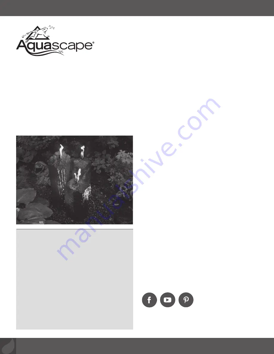 AquaScape 58101 Manual Download Page 16