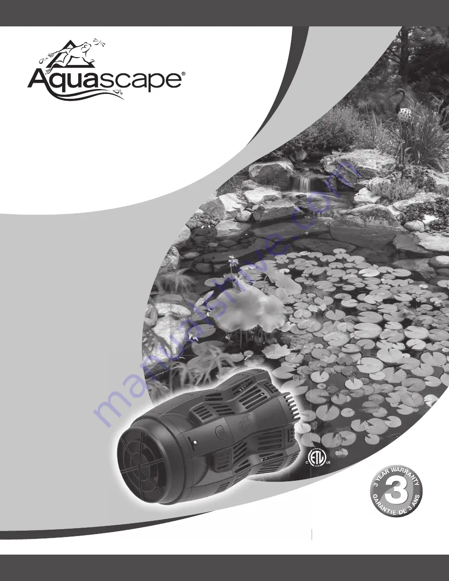 AquaScape Pond Powerhead Скачать руководство пользователя страница 1