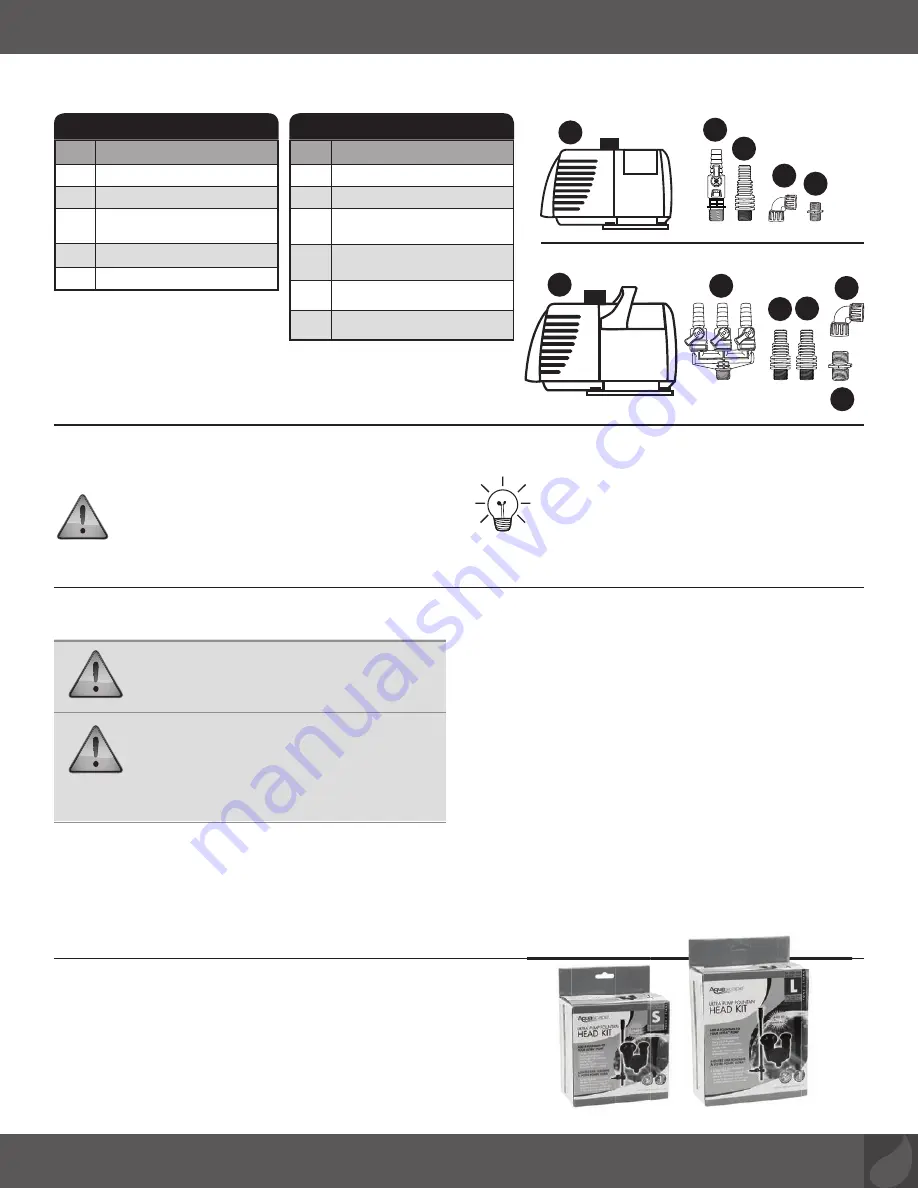 AquaScape Ultra 1100 Instructions & Maintenance Download Page 3