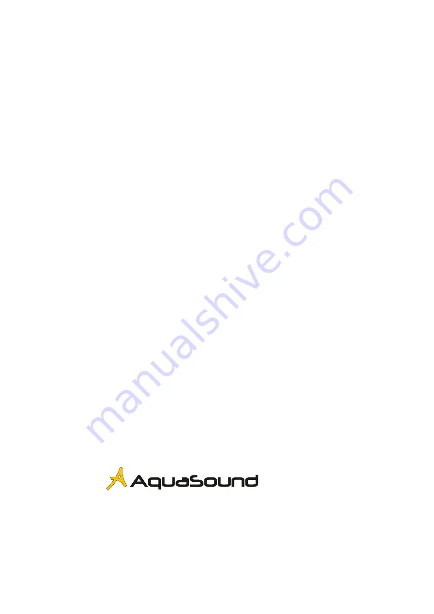 Aquasound ASV1026B Operation Manual Download Page 3