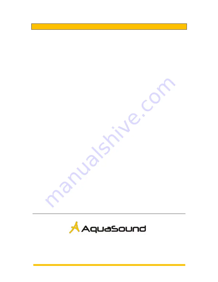 Aquasound Wipod Instruction Manual Download Page 29