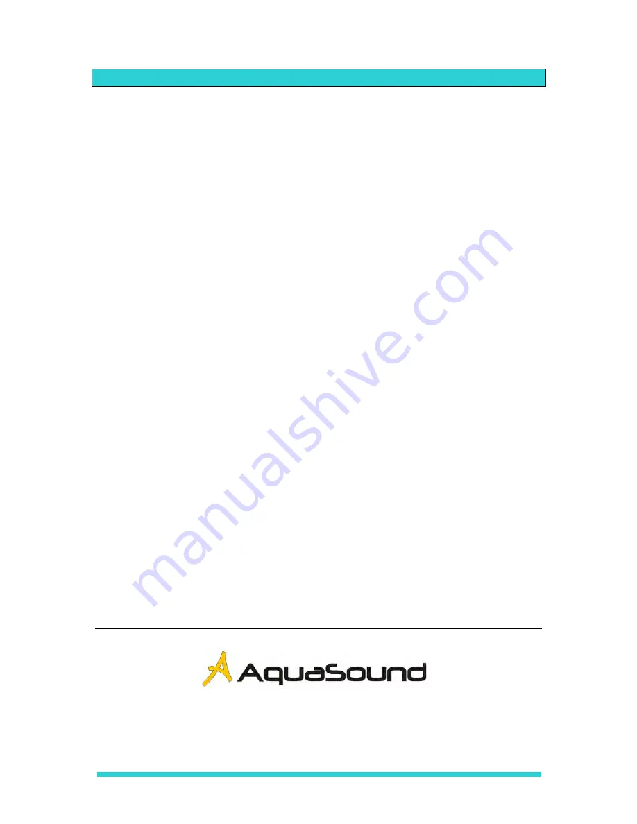 Aquasound Wipod Instruction Manual Download Page 57