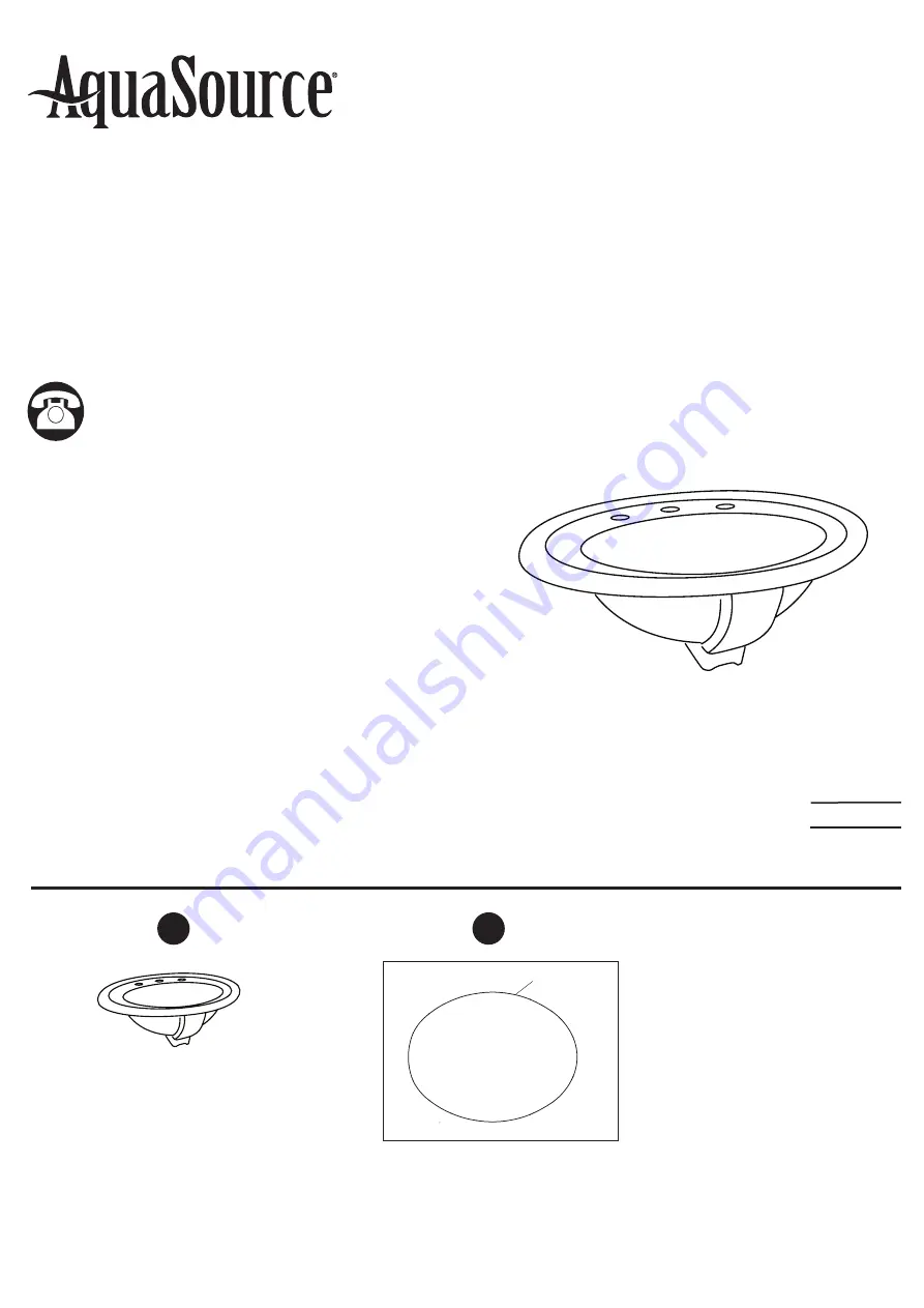 AquaSource AL2191-00 Скачать руководство пользователя страница 1