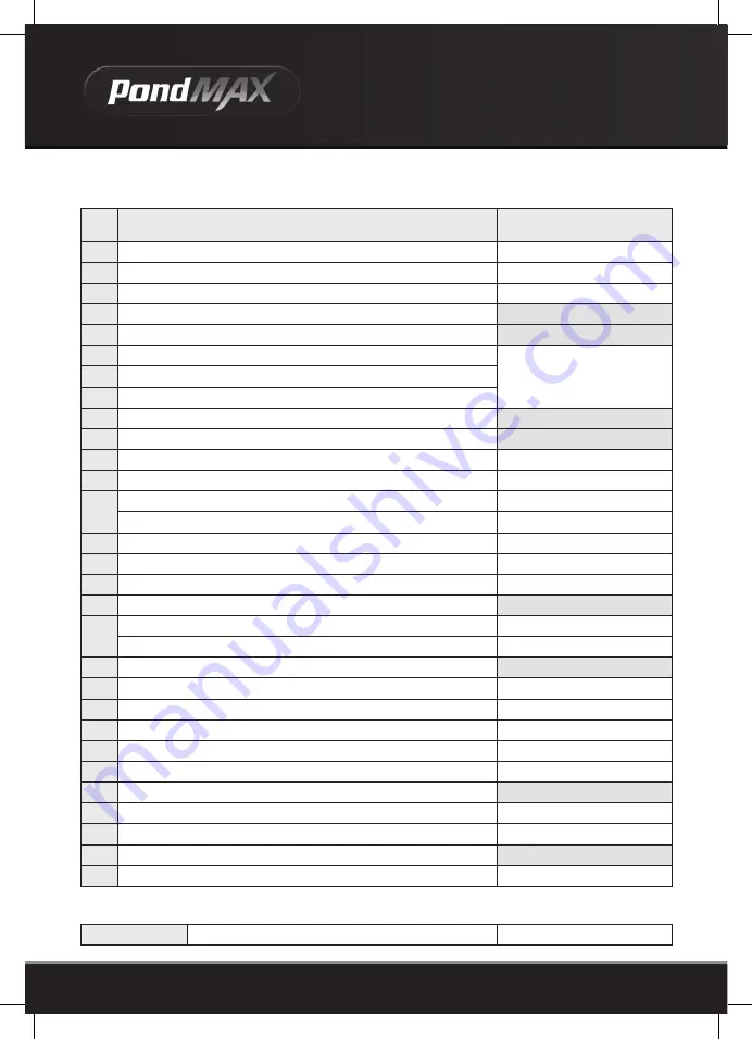 Aquatec 03PE277 Instruction Manual Download Page 16