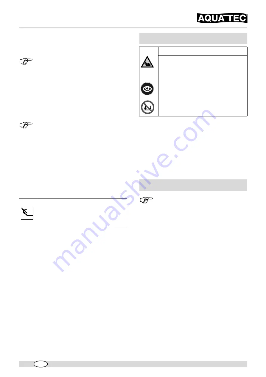 Aquatec SANSIBAR Operating Instructions Manual Download Page 7