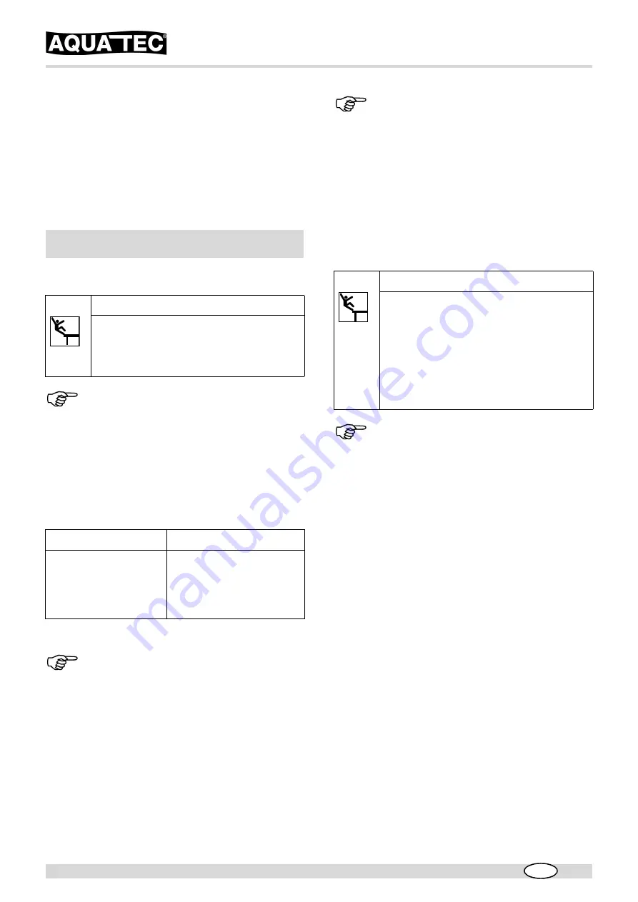 Aquatec SANSIBAR Скачать руководство пользователя страница 42