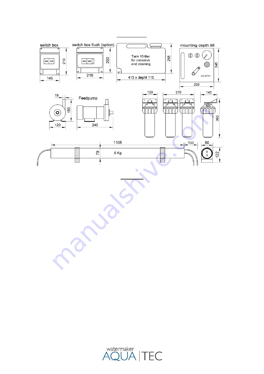 Aquatec Watermaker AC 240 Скачать руководство пользователя страница 39