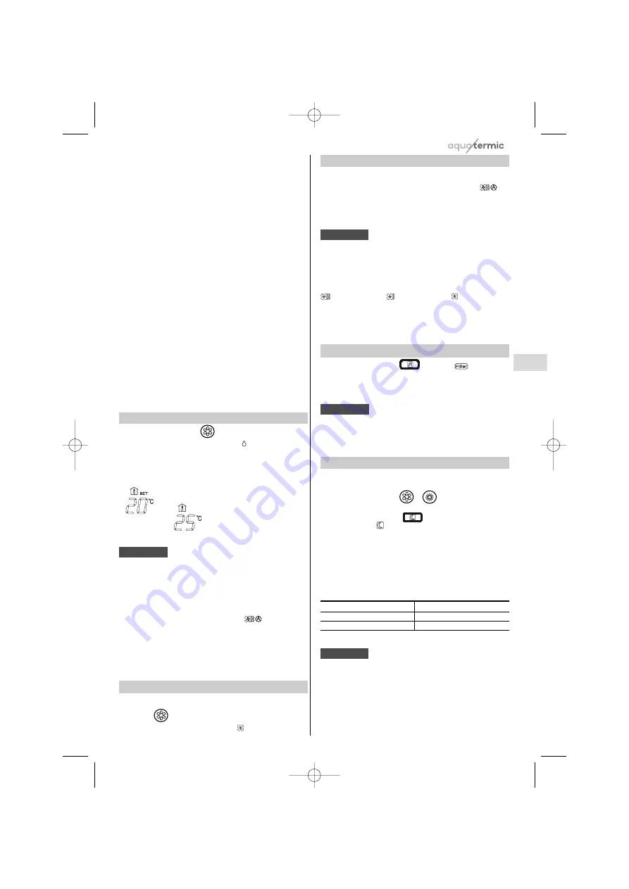 aquatermic AQ WNI 12 Operating Instructions Manual Download Page 91