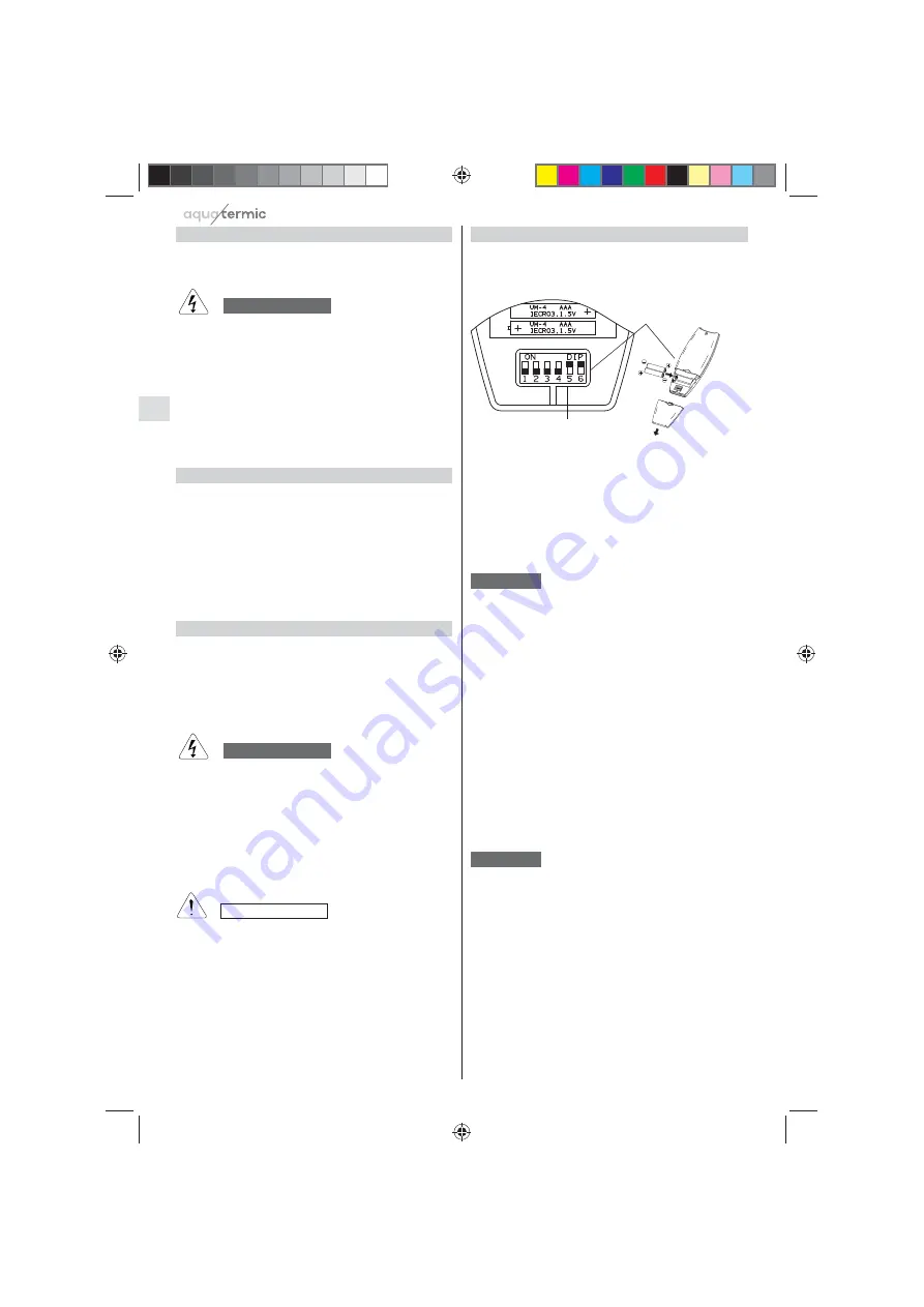 aquatermic AQSFT 12 Operating Instructions Manual Download Page 32