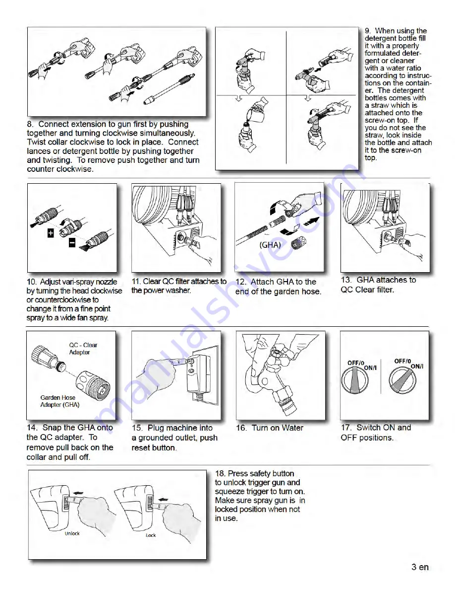 AR Blue Clean AR110S Instruction Manual Download Page 3