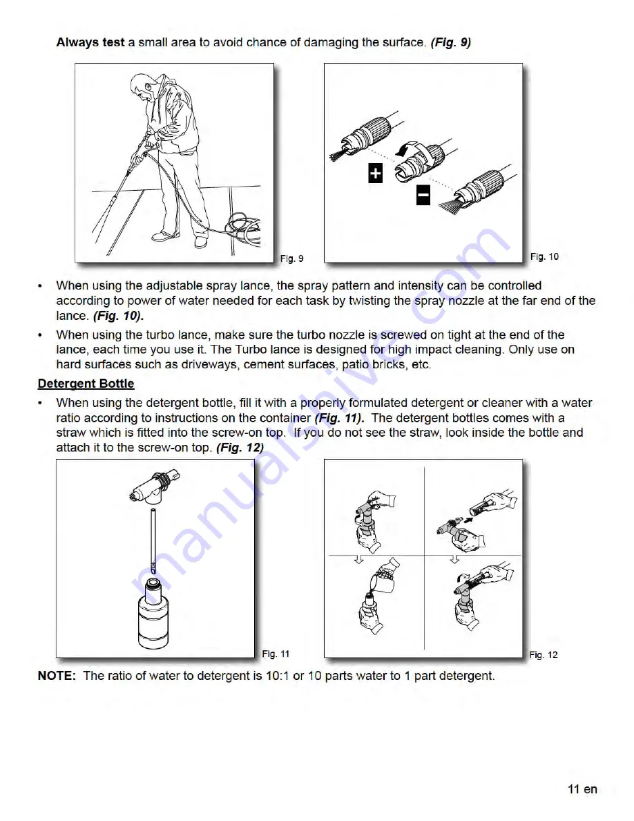 AR Blue Clean AR110S Instruction Manual Download Page 11