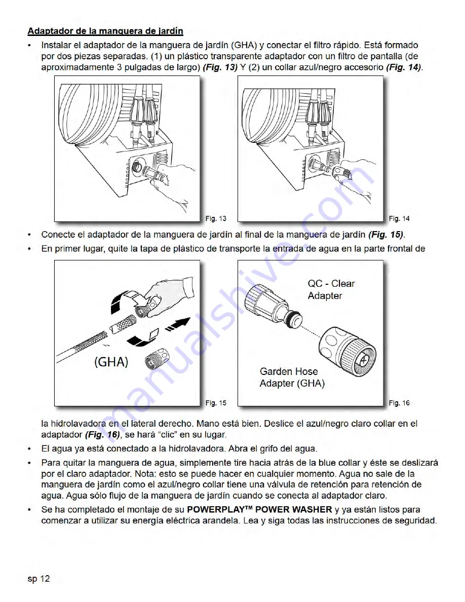 AR Blue Clean AR110S Instruction Manual Download Page 32