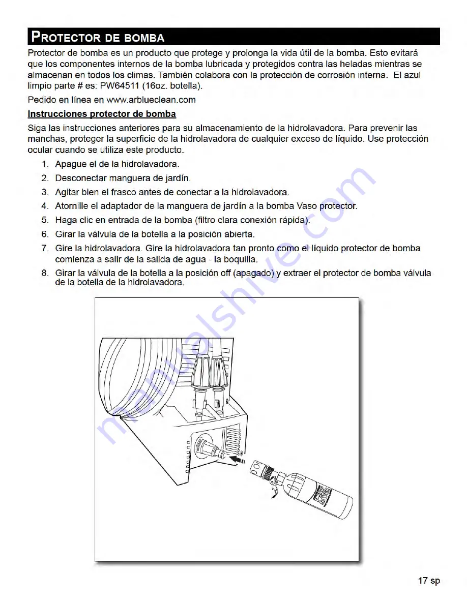 AR Blue Clean AR110S Instruction Manual Download Page 37