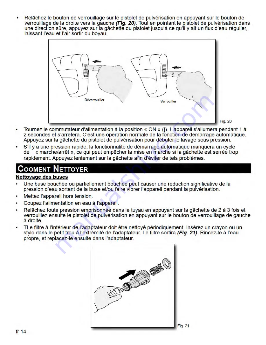 AR Blue Clean AR110S Instruction Manual Download Page 54