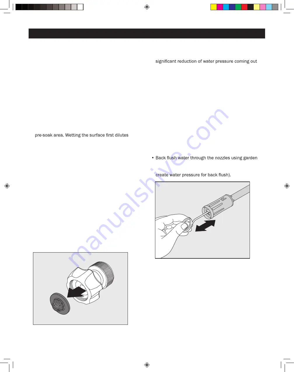 AR Blue Clean AR112S Assembly, Care And Use Instructions Download Page 12