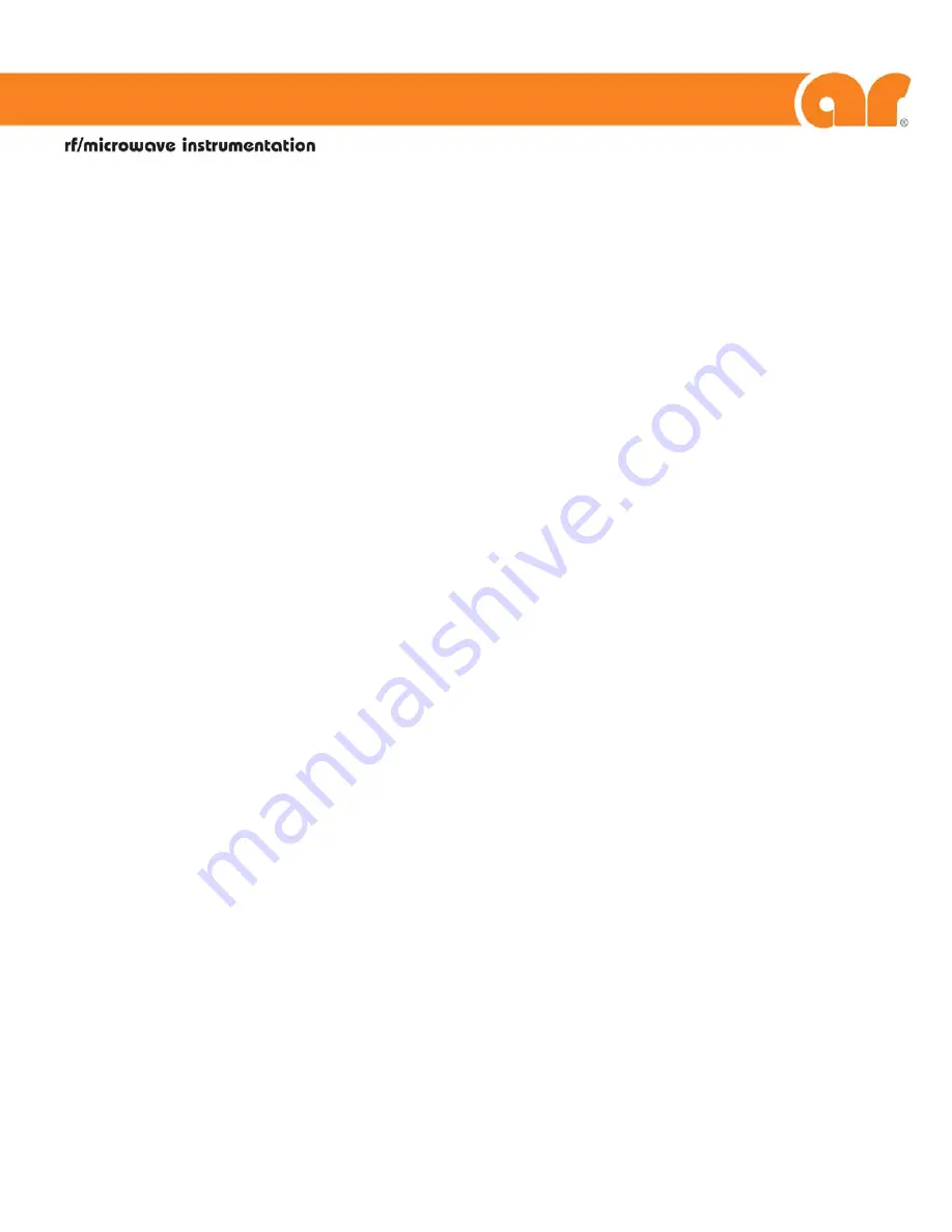 AR 10008384 Operating And Service Manual Download Page 17