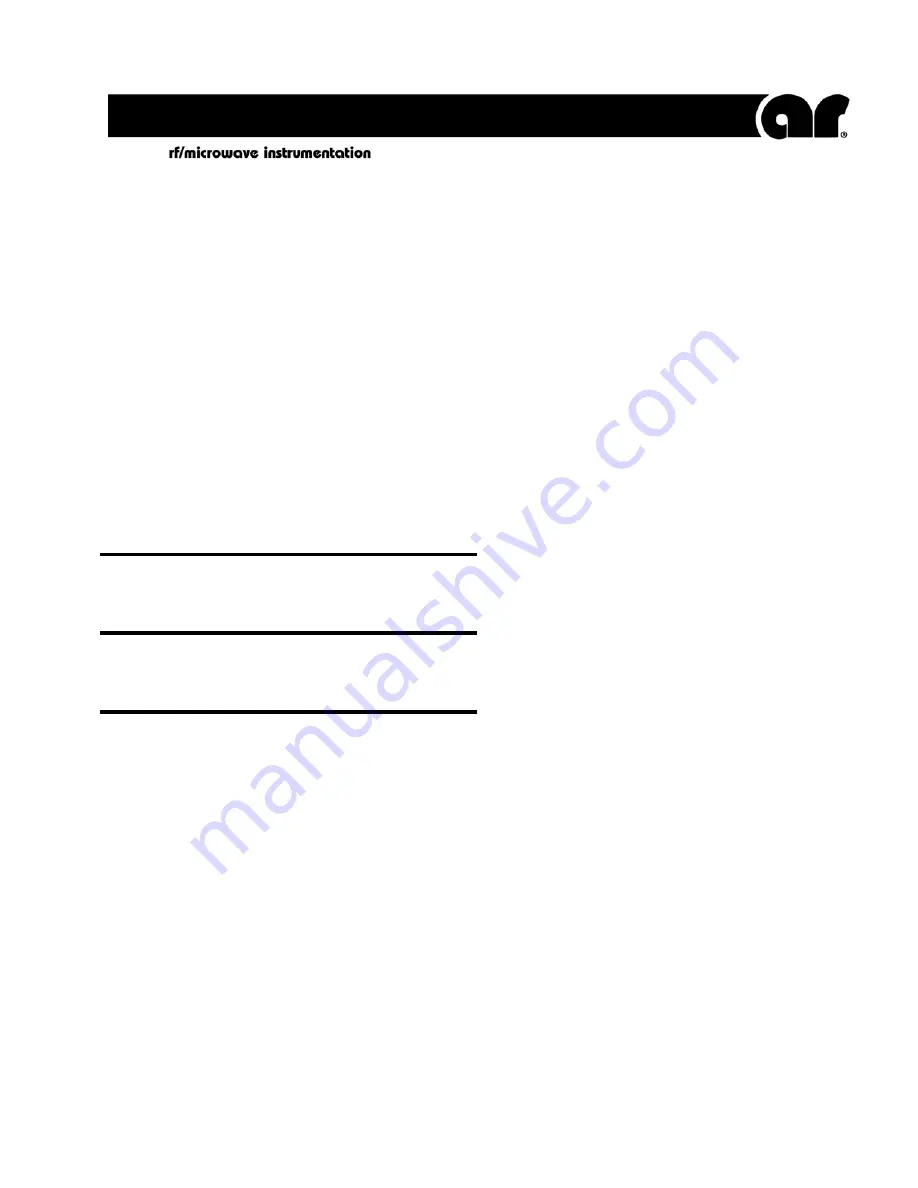 AR 1000TP8G18 Series Operating And Service Manual Download Page 1