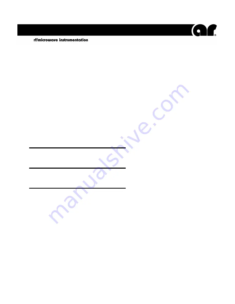 AR 10045879 Operating And Service Manual Download Page 1