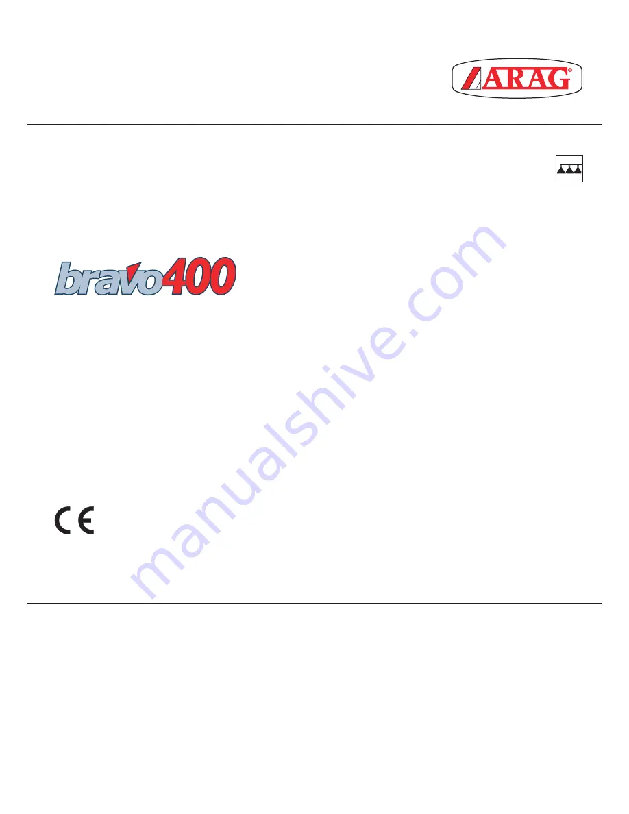 ARAG 46742DX1 Installation, Use And Maintenance Manual Download Page 1